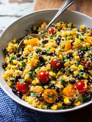 Southwestern Black Bean Quinoa Salad Recipe