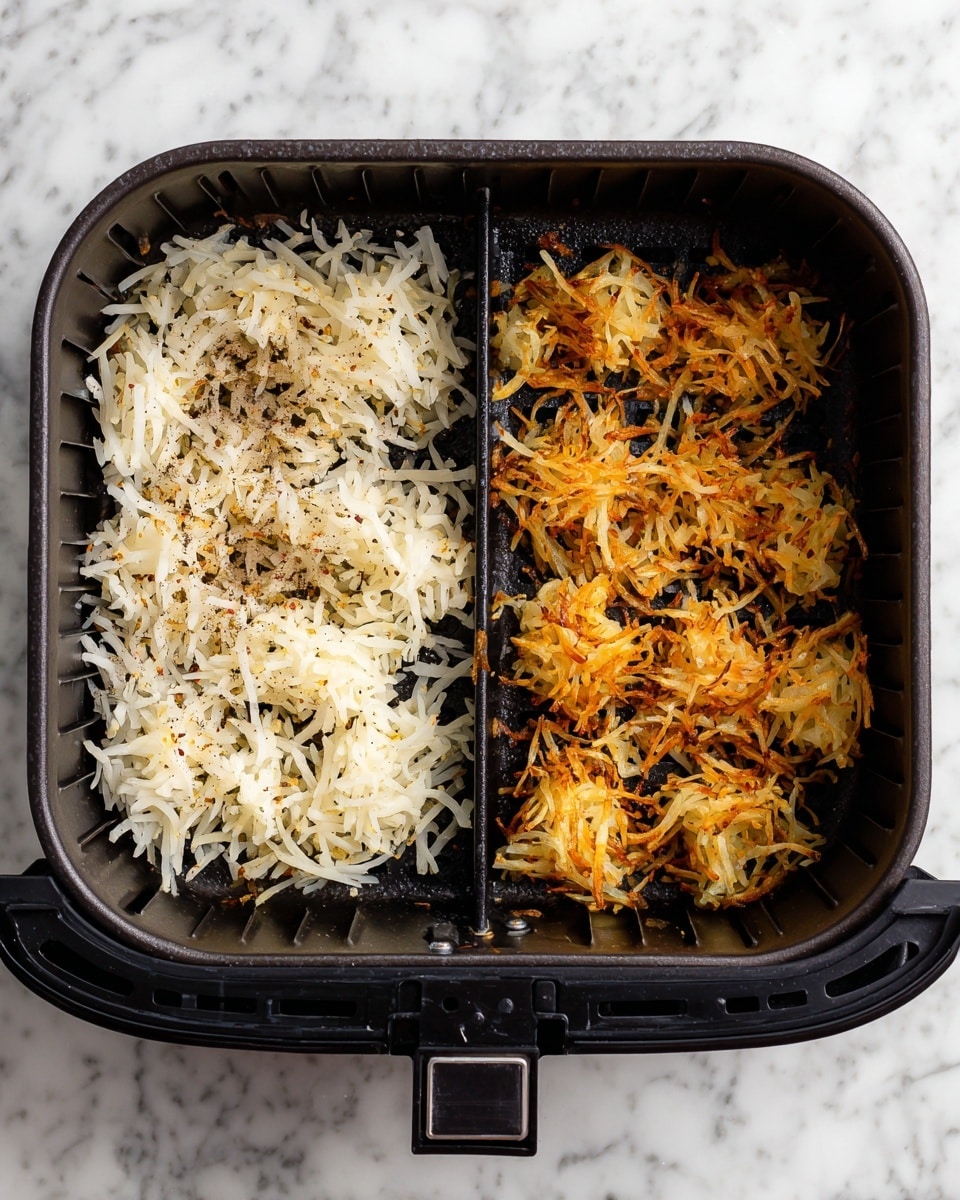 Crispy Air Fryer Frozen Hash Browns Recipe - Recipe Image