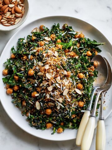 Sesame Kale Chickpea Salad Recipe