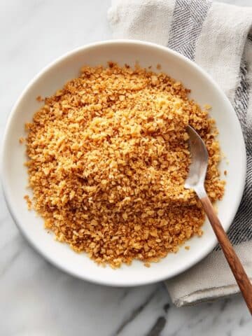 Crispy Panko and Pistachio Breadcrumb Topping Recipe