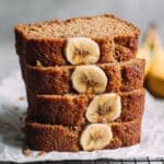 Refined Sugar-Free Banana Bread (No Butter) Recipe