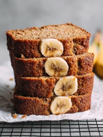 Refined Sugar-Free Banana Bread (No Butter) Recipe