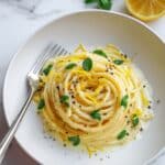 Lemon Cream Spaghetti Recipe