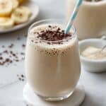 Creamy Banana Protein Shake with Cocoa Nibs Recipe