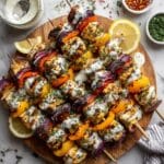 Baked Greek Chicken Skewers Recipe