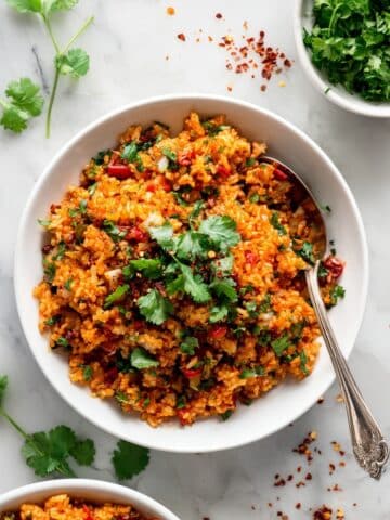 One Pot Vegan Mexican Rice Recipe