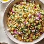 Jennifer Aniston Salad (Chickpea Feta Salad) Recipe