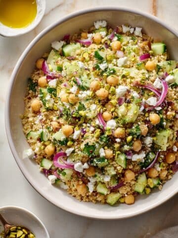 Jennifer Aniston Salad (Chickpea Feta Salad) Recipe