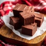 Super Quick 2-Ingredient Peppermint Fudge Recipe