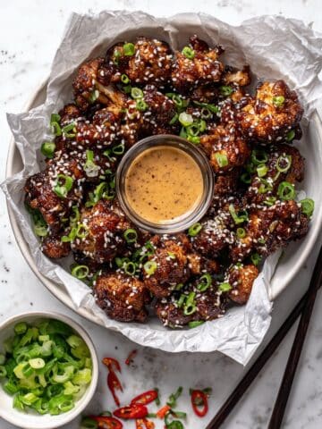 Air Fryer Sesame Cauliflower Wings Recipe