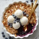 Healthy Gluten Free Blueberry Crisp Recipe