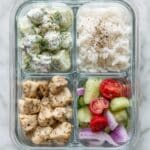 Greek Chicken Bowls with Tzatziki and Fresh Salad Recipe