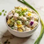 Creamy Cottage Cheese Chicken Salad with Banana Peppers Recipe