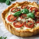 Savory Tomato and Mozzarella Galette (Caprese Galette) Recipe