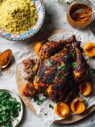 Moroccan Grilled Chicken With Apricots Recipe