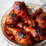 Oven-Baked Chicken in Tangy Red Sauce Recipe