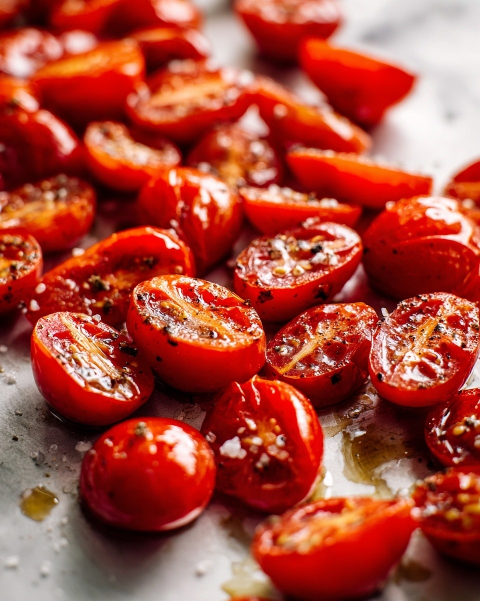 Easy Pesto Chicken Pasta for Two with Oven-Roasted Tomatoes Recipe - Recipe Image