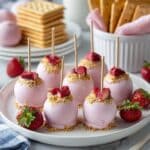 Cottage Cheese Strawberry Shortcake Frozen Pops Recipe