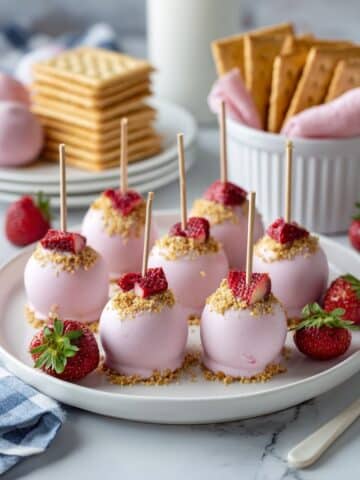 Cottage Cheese Strawberry Shortcake Frozen Pops Recipe