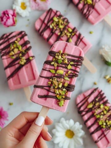 Cottage Cheese Dragonfruit Protein Popsicles Recipe