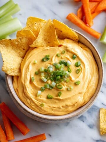 Cheesy Crockpot Buffalo Chicken Dip Recipe