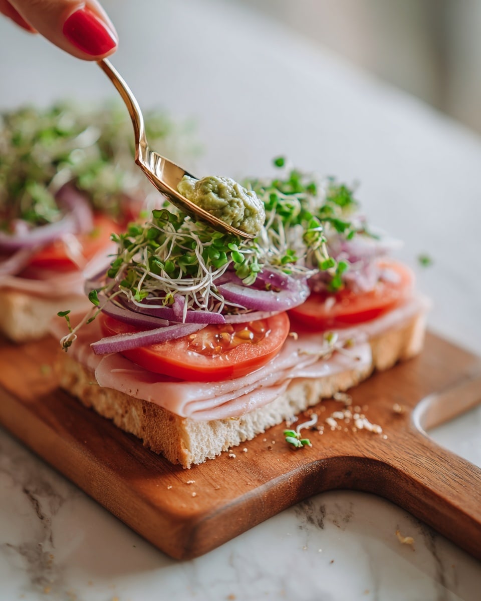 Trader Joe's Sun-Dried Tomato Focaccia Turkey Sandwich Recipe - Recipe Image