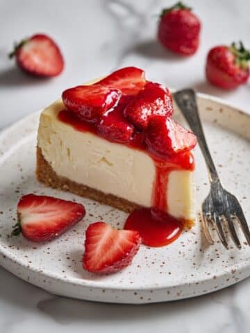 Gluten-Free Cheesecake with Fresh Strawberry Topping Recipe
