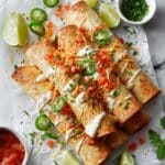 Gluten Free Buffalo Chicken Taquitos Recipe