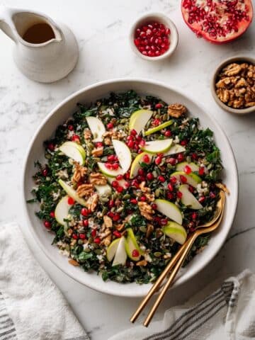 Apple and Kale Salad with Honey Dijon Dressing Recipe