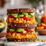 Spicy Vegan Chickpea Salad Sandwich Recipe