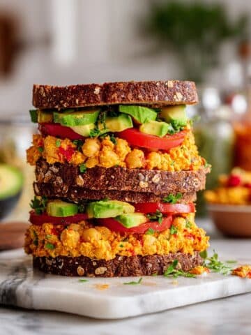 Spicy Vegan Chickpea Salad Sandwich Recipe