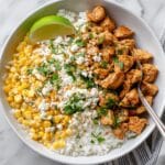 Chicken Corn Rice Bowls Recipe