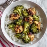 Air Fryer Chicken Bites and Broccoli Recipe