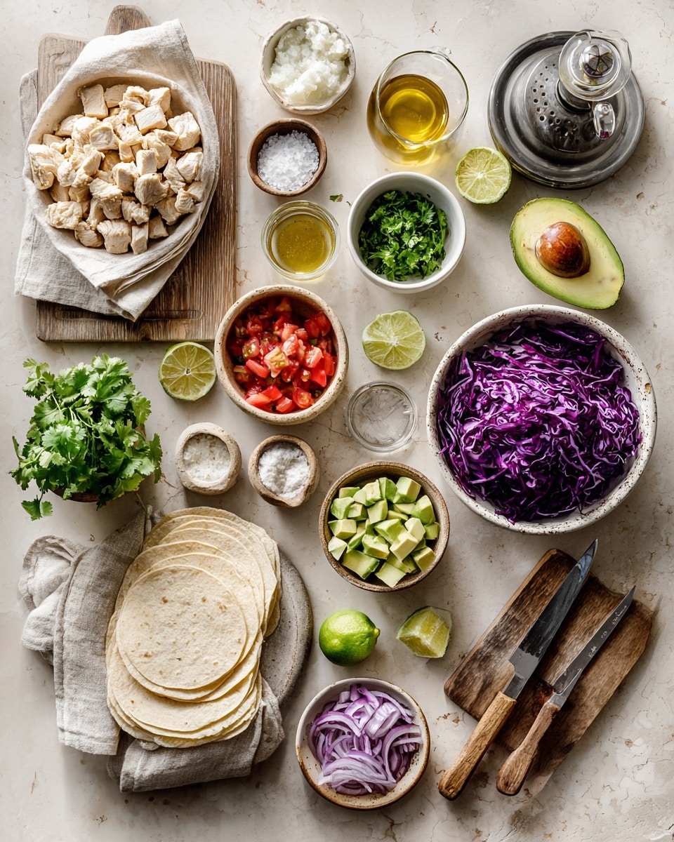 Chicken Tacos with Avocado Salsa Recipe - Recipe Image
