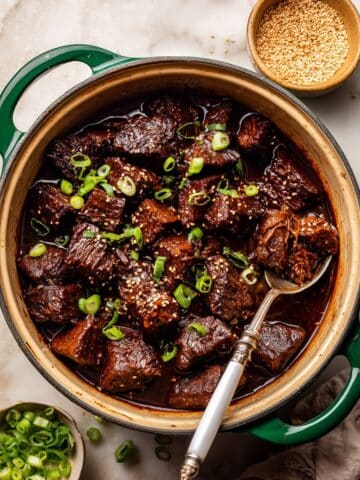 Sesame Ginger Braised Chuck Roast Recipe