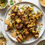 Peanut Butter Chicken with Curry & Quick Pickled Veggies Recipe