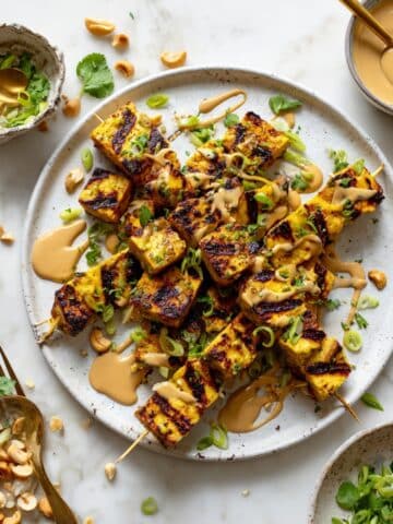 Peanut Butter Chicken with Curry & Quick Pickled Veggies Recipe