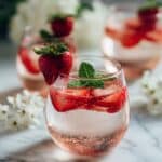 Healthy Strawberry Mocktail Spritzer Recipe