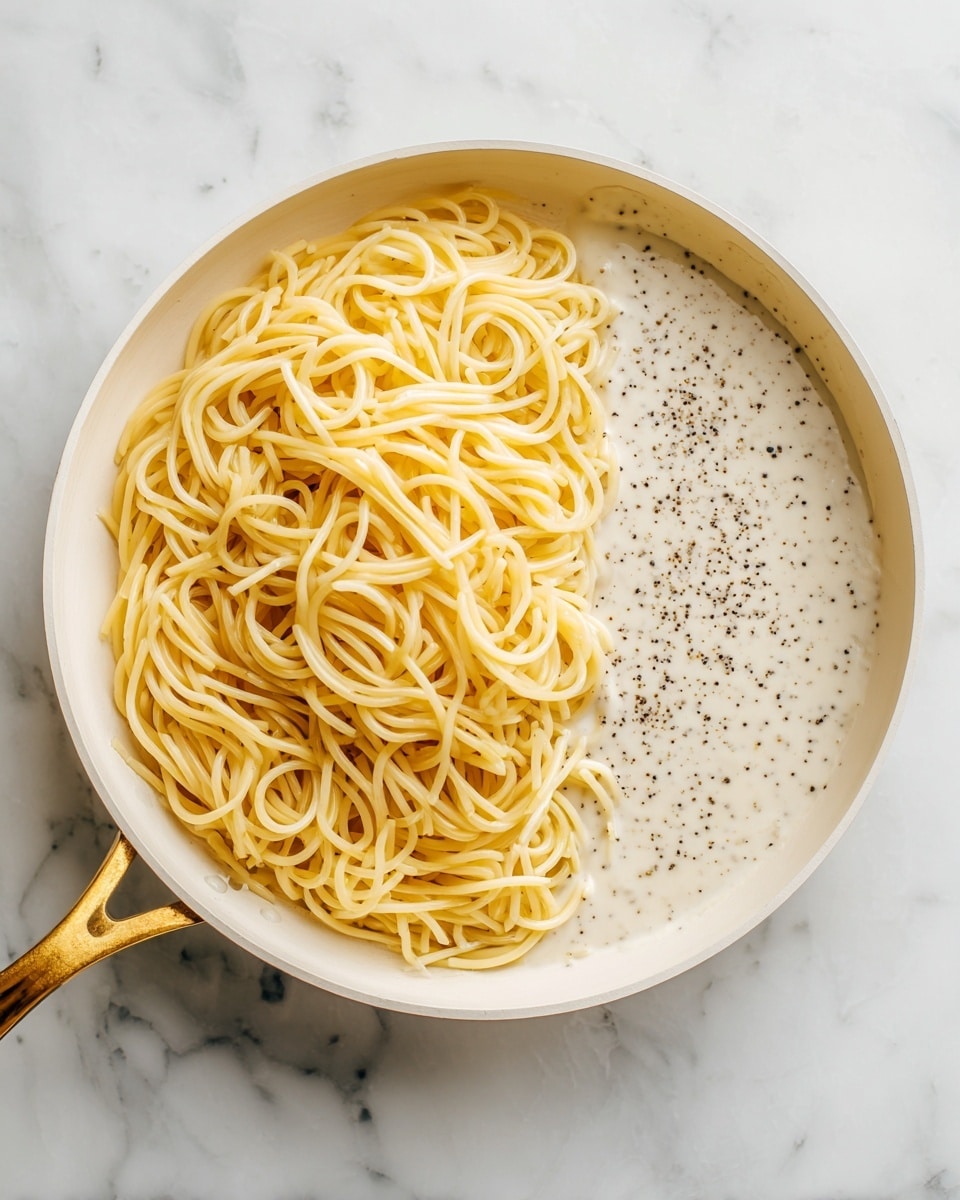 Lemon Cream Spaghetti Recipe - Recipe Image