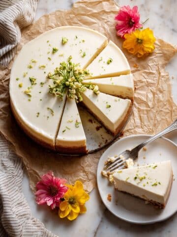 Cheesecake with Sour Cream Topping Recipe