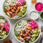 Sheet Pan BBQ Chicken Ranch Bowls Recipe