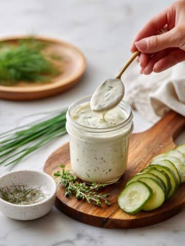 Healthy Dill Pickle Cottage Cheese Ranch Recipe