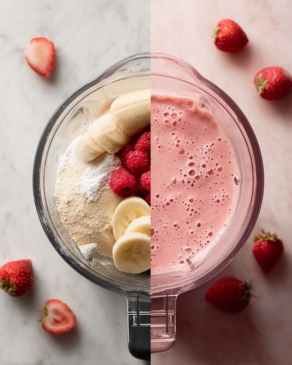 Strawberry Protein Shake Recipe - Recipe Image