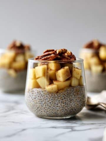 Vegan Cinnamon Apple Pie Chia Pudding Recipe