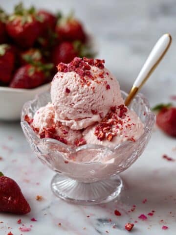 Ninja Creami Strawberry Ice Cream – 3 Ingredients Recipe