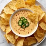 High Protein Cottage Cheese Queso Dip Recipe