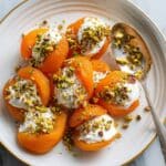 Kuru Kayısı Tatlısı (Turkish Poached Apricots with Ricotta) Recipe