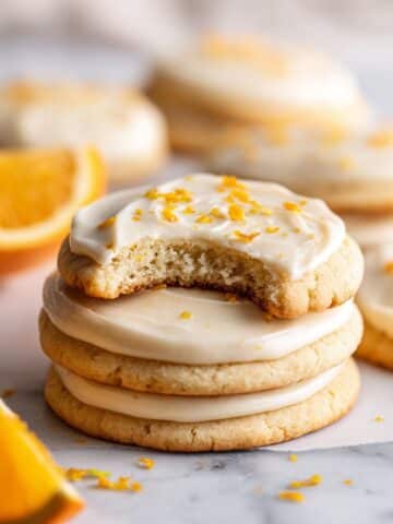 Orange Zest Cookies with Orange Cream Frosting Recipe