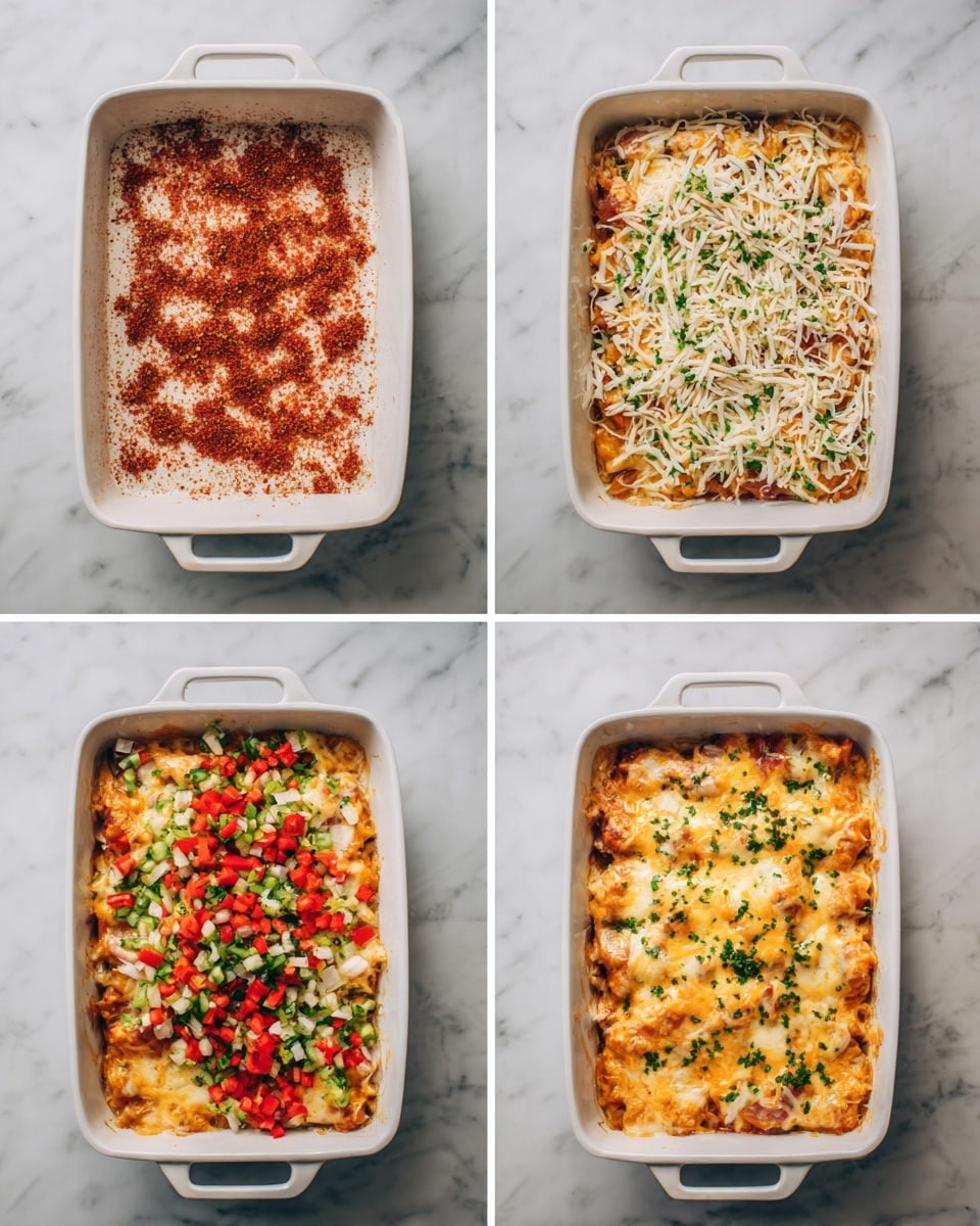 Chicken Fajitas Casserole Recipe - Recipe Image