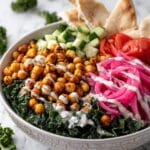 Chickpea Shawarma Salad with Tahini Dressing Recipe